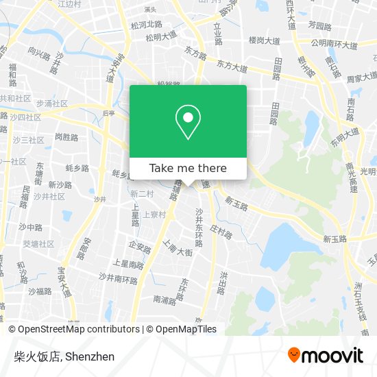 柴火饭店 map