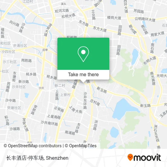 长丰酒店-停车场 map