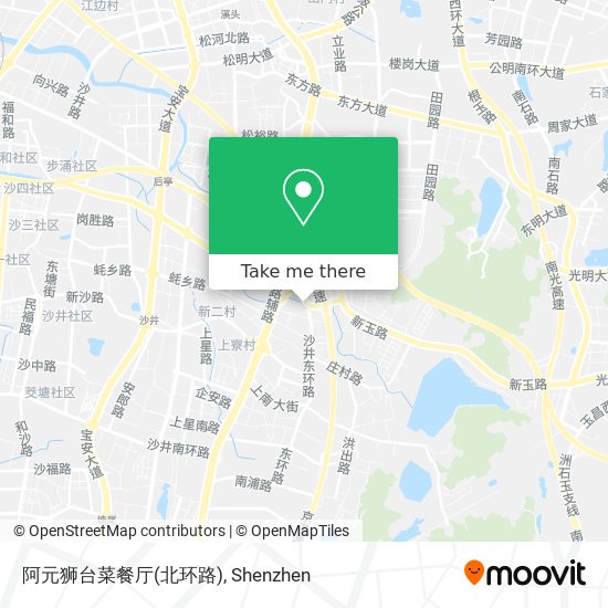 阿元狮台菜餐厅(北环路) map