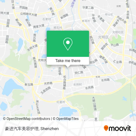 豪进汽车美容护理 map