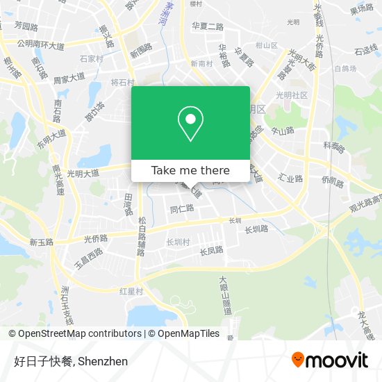 好日子快餐 map