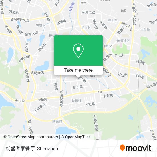 朝盛客家餐厅 map