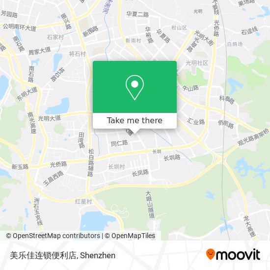 美乐佳连锁便利店 map