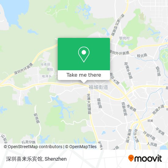 深圳喜来乐宾馆 map