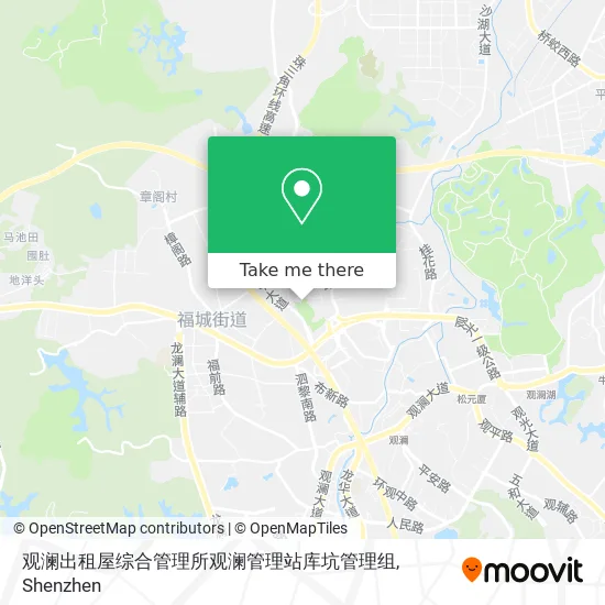 观澜出租屋综合管理所观澜管理站库坑管理组 map