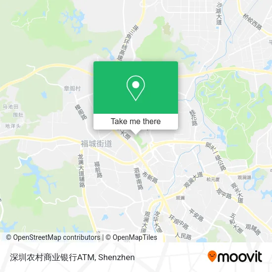深圳农村商业银行ATM map