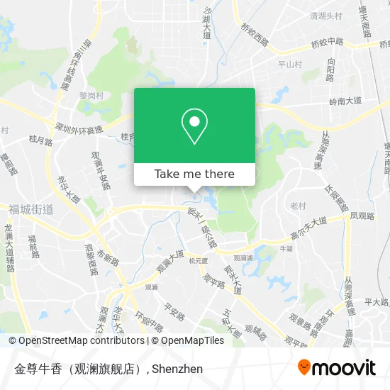 金尊牛香（观澜旗舰店） map