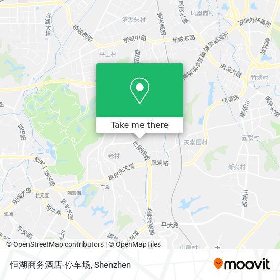 恒湖商务酒店-停车场 map