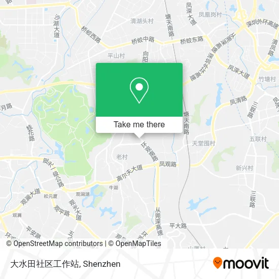 大水田社区工作站 map