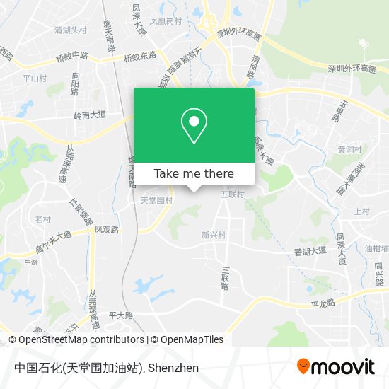 中国石化(天堂围加油站) map