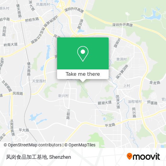 凤岗食品加工基地 map