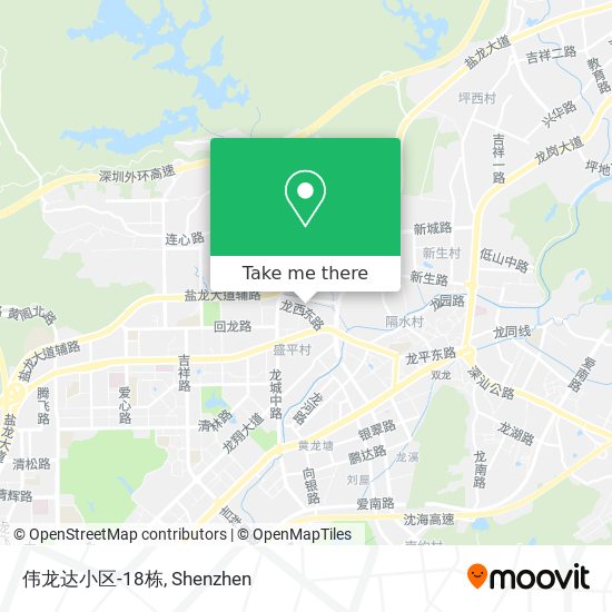 伟龙达小区-18栋 map