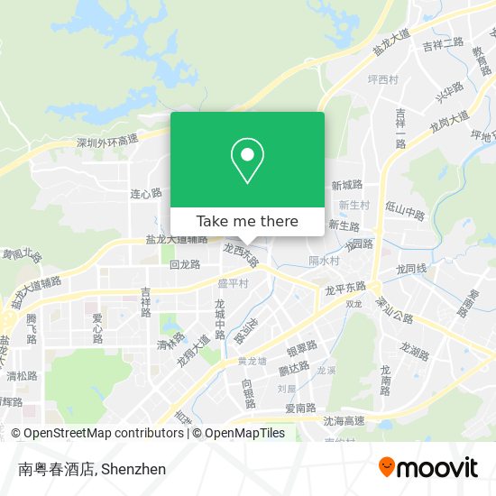 南粤春酒店 map