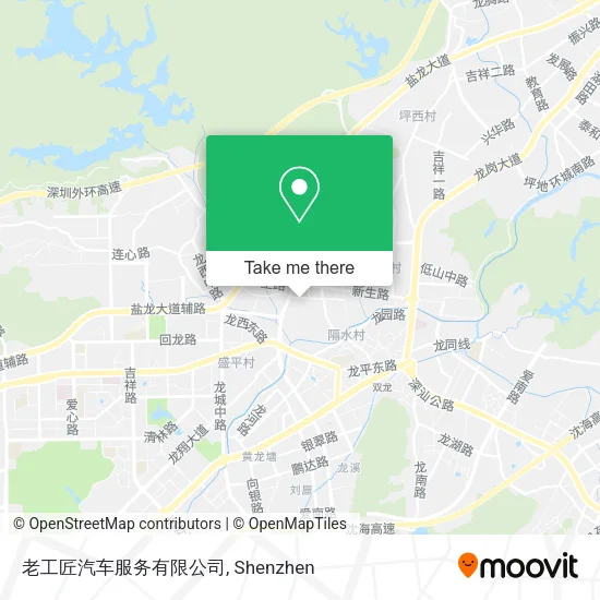 老工匠汽车服务有限公司 map