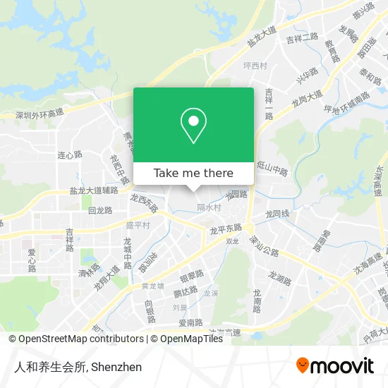 人和养生会所 map