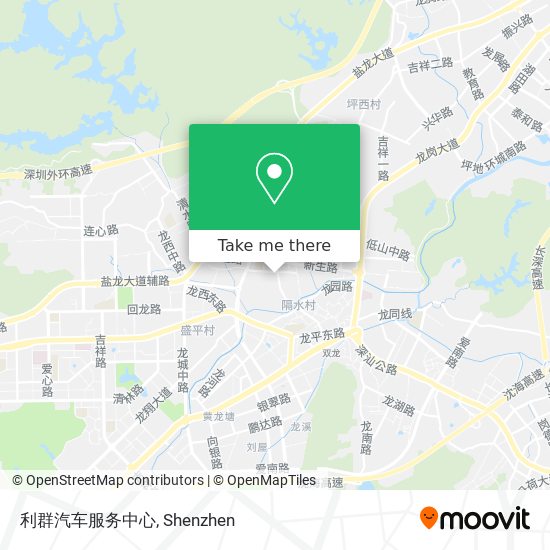 利群汽车服务中心 map