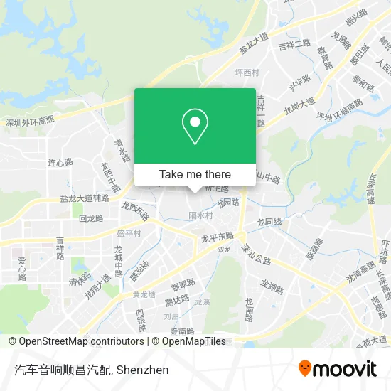 汽车音响顺昌汽配 map