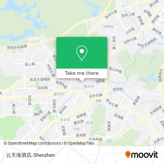 云天海酒店 map