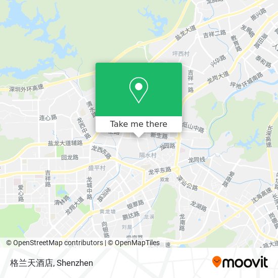 格兰天酒店 map