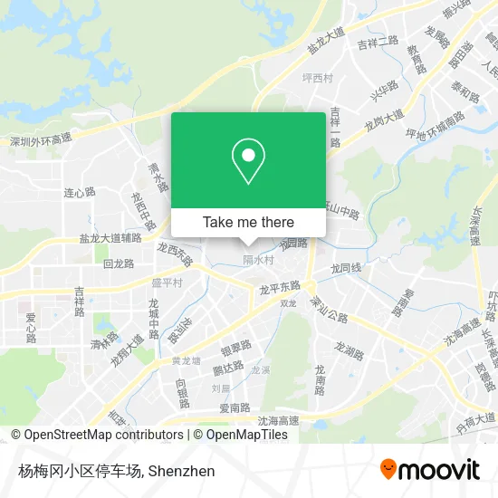 杨梅冈小区停车场 map