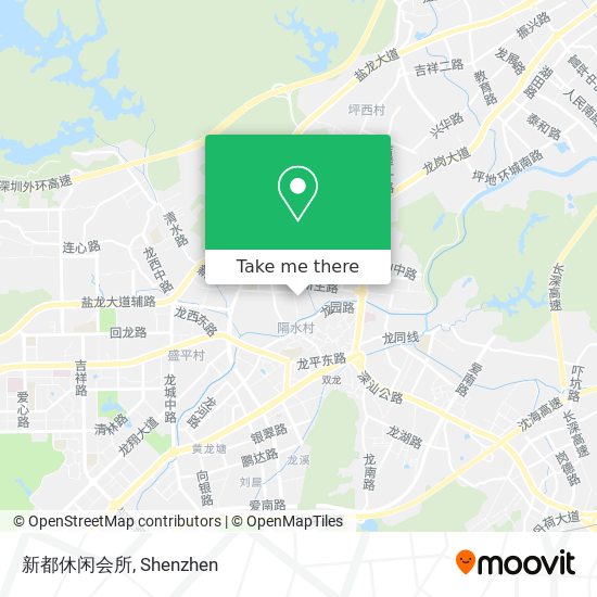 新都休闲会所 map