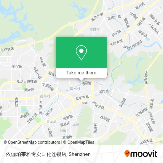 依伽珀莱雅专卖日化连锁店 map