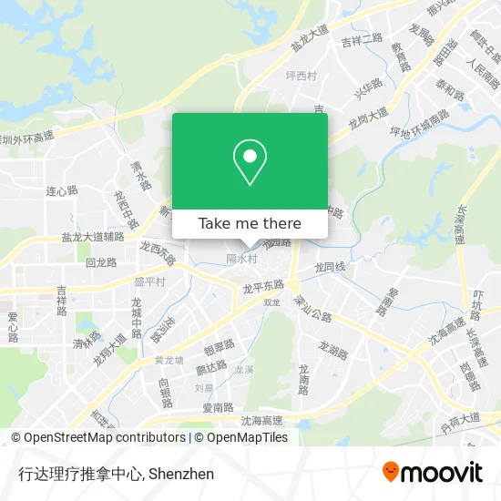 行达理疗推拿中心 map
