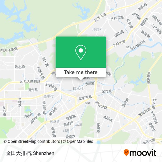 金田大排档 map