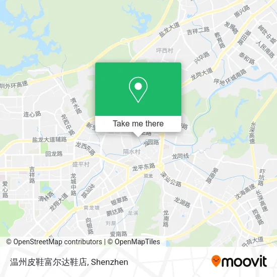 温州皮鞋富尔达鞋店 map