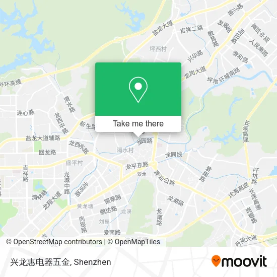 兴龙惠电器五金 map