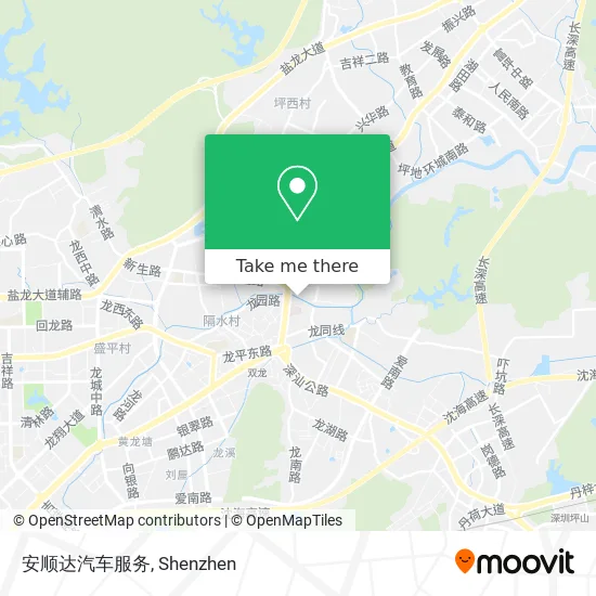 安顺达汽车服务 map