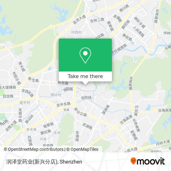 润泽堂药业(新兴分店) map