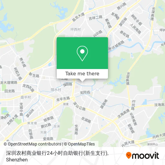 深圳农村商业银行24小时自助银行(新生支行) map