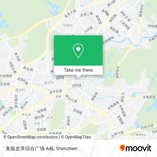 集银皮革综合广场-A栋 map