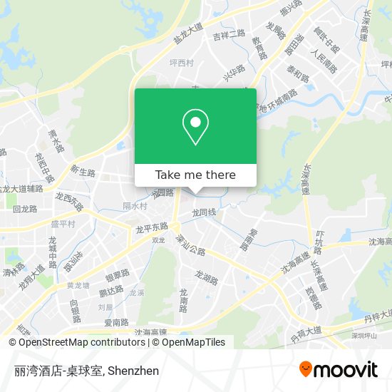 丽湾酒店-桌球室 map
