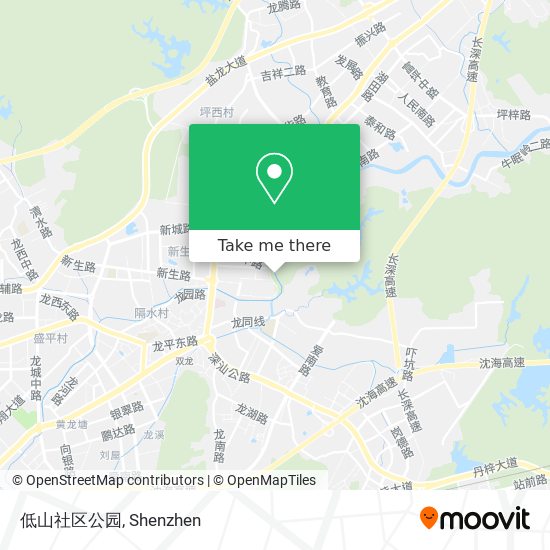低山社区公园 map