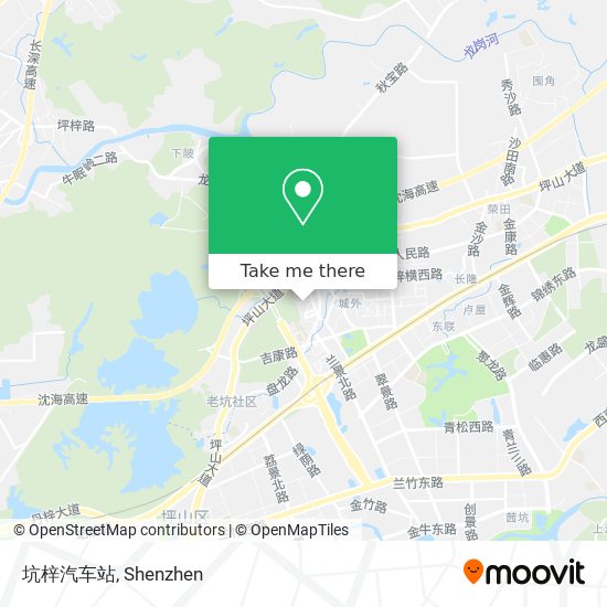 坑梓汽车站 map