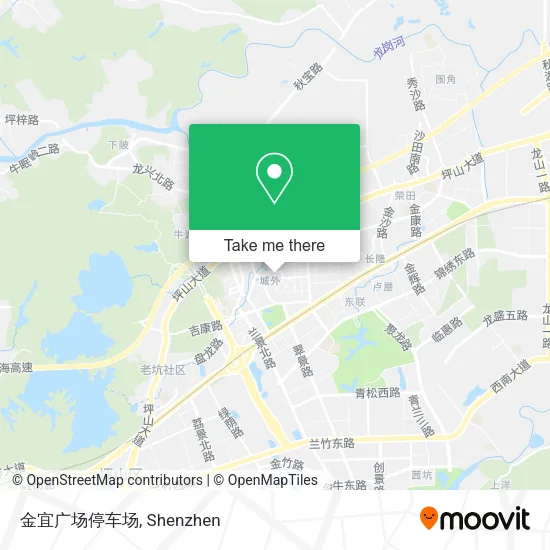 金宜广场停车场 map