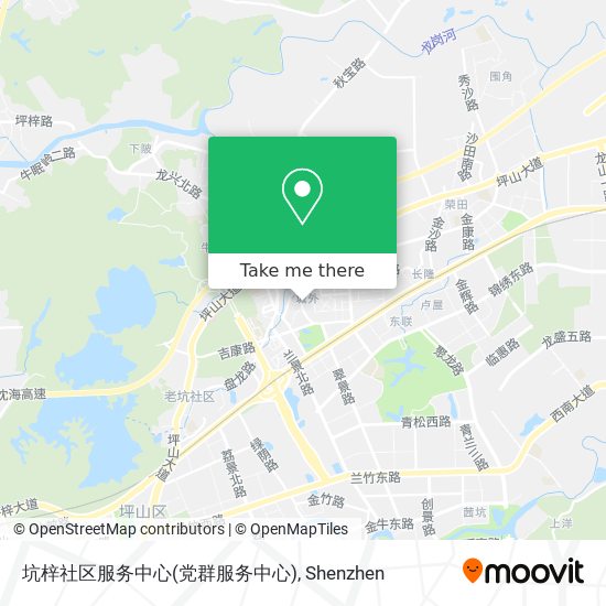 坑梓社区服务中心(党群服务中心) map