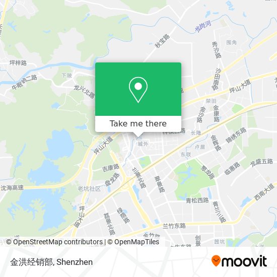 金洪经销部 map