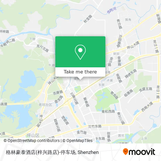 格林豪泰酒店(梓兴路店)-停车场 map