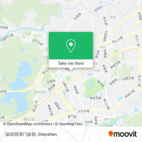 深圳同泽门诊部 map