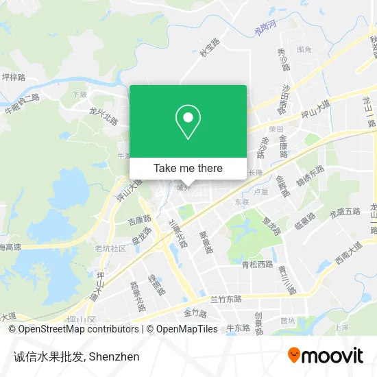 诚信水果批发 map