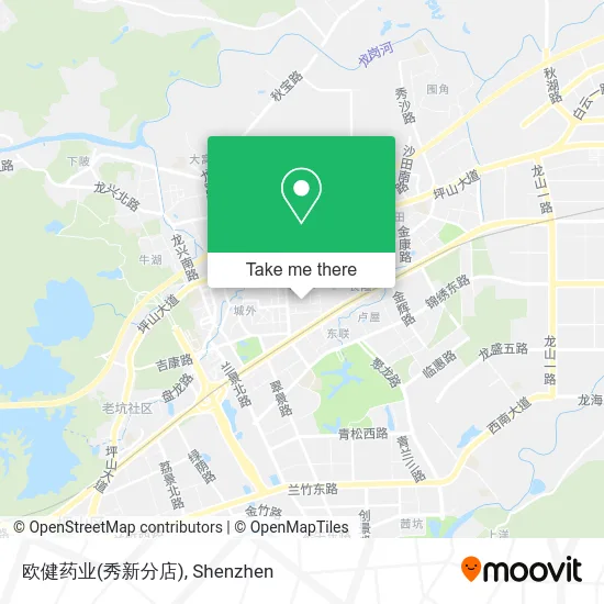 欧健药业(秀新分店) map