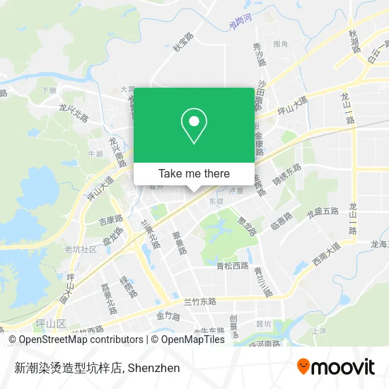 新潮染烫造型坑梓店 map