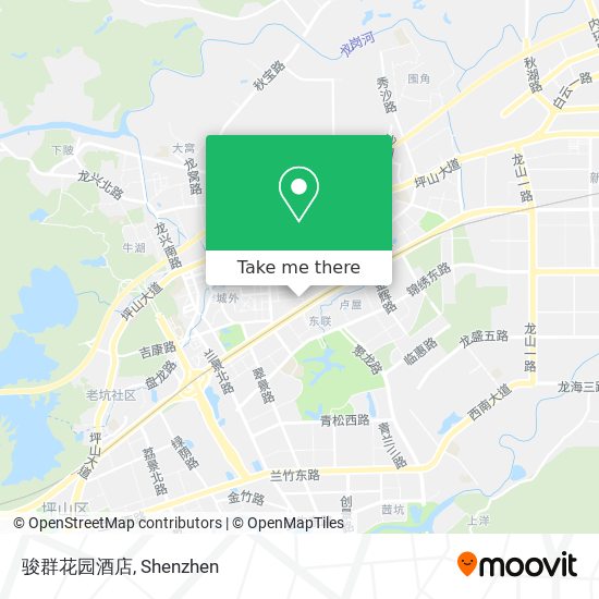 骏群花园酒店 map