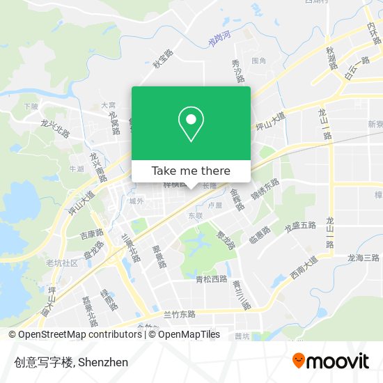创意写字楼 map