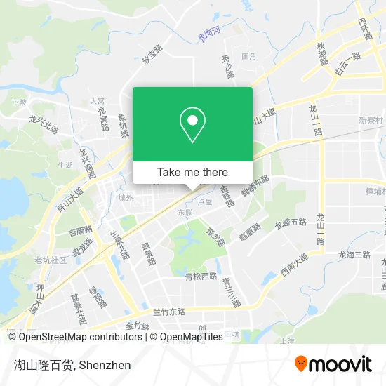 湖山隆百货 map
