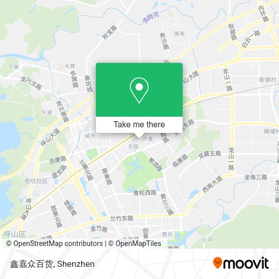 鑫嘉众百货 map