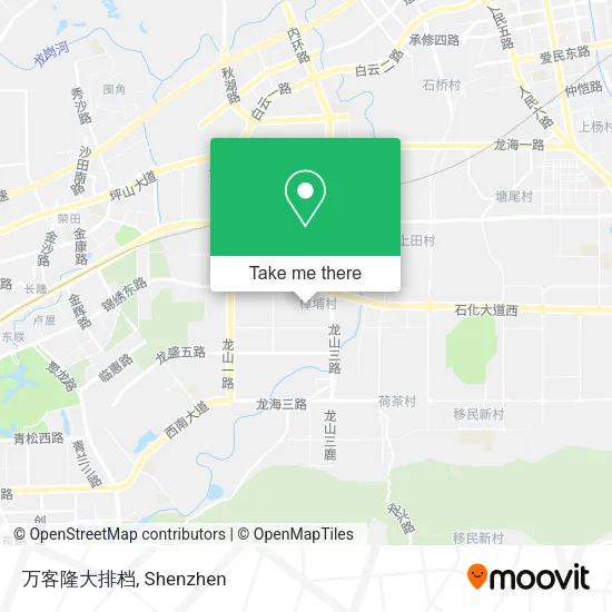 万客隆大排档 map
